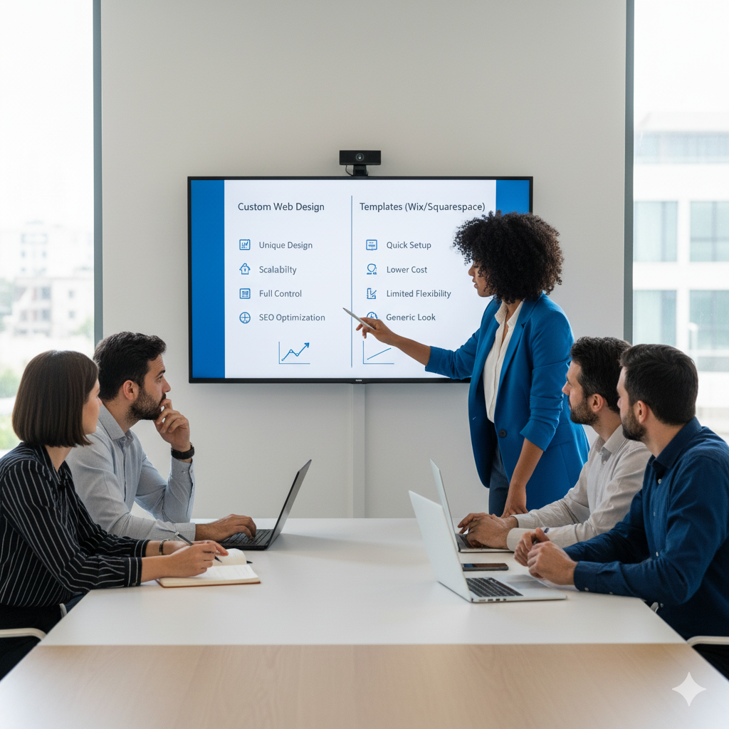 Custom Web Design vs. Templates